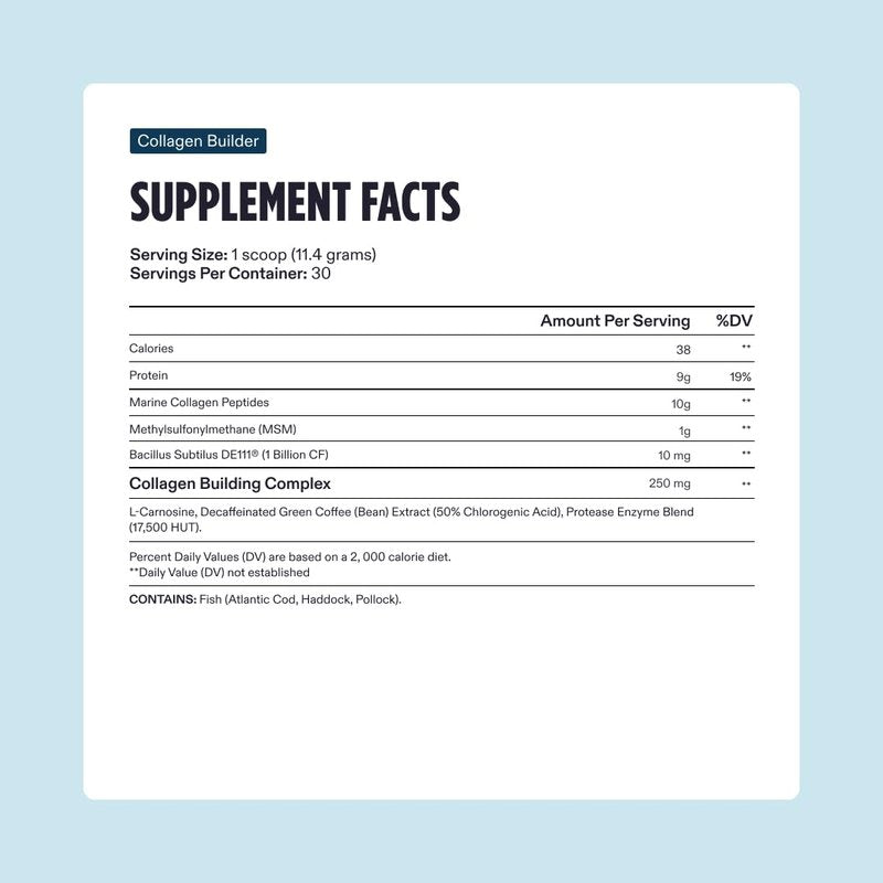 Nutrafol Men's Hair Growth Supplement and Collagen Peptides Powder, Physician-formulated for Visibly Thicker, Stronger Hair, Dermatologist Recommended - 1 Month Supply, 12 oz Bottle