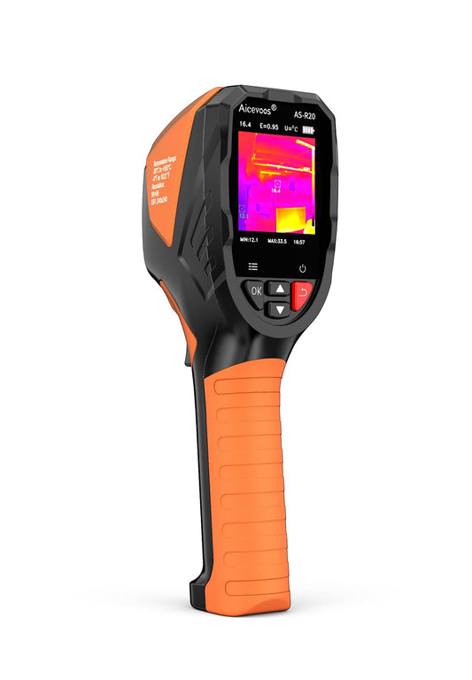 Aicevoos R20 Handheld Thermal Camera, Super Resolution 240 x 240, Thermal Imaging Camera with Laser Pointer, 96 x 96 IR Resolution, 25 HZ Infrared Camera, -4°F to 1022°F, 50° FOV, Thermal Imager