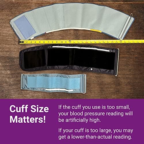 A&D Medical Medium Blood Pressure Cuff Replacement (9.0-14.6"/23-37cm), Latex Free Blood Pressure Cuff, UA-290A ISO-Compliant Connector for Home Use A&D Medical Automatic Blood Pressure Monitors