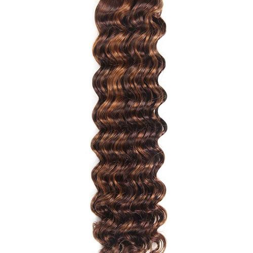 Habiliana Bundles Human Hair 24 26 28 Inch Deep Wave P4/30 Human Hair Bundles 11A Unprocessed Brazilian Virgin Quick Weave Hair Extensions for Black Women