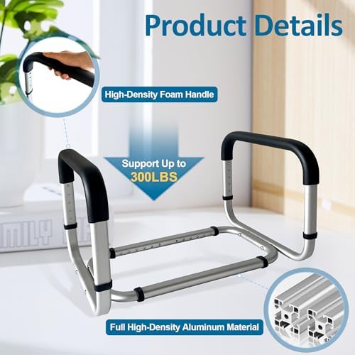 Chair Lift Assist Devices for Seniors Elderly, Minimum Width 21.25 Inches, Adjustable Couch Cane Stand Up Assist Mobility Aid Aluminum Sofa Stand Assist Chair Lift Assist Handle for Patients Disabled