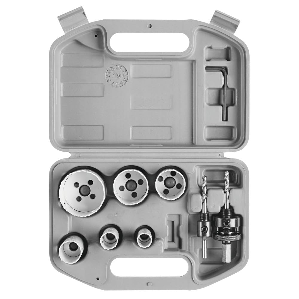 Bosch HSBIM9 9 pc. General-Purpose Bi-Metal Hole Saw Kit