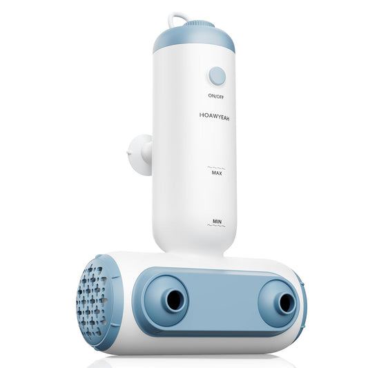 HOAWYEAH Bath Jets for Tub, Two Modes - Bathtub Jet or Bubble Maker, Portable Bath Spa with Dual Jets, Bath Spa Jets Creates Soothing Bubbles and Massage, Bathtub Accessories for Relaxing Daily Use