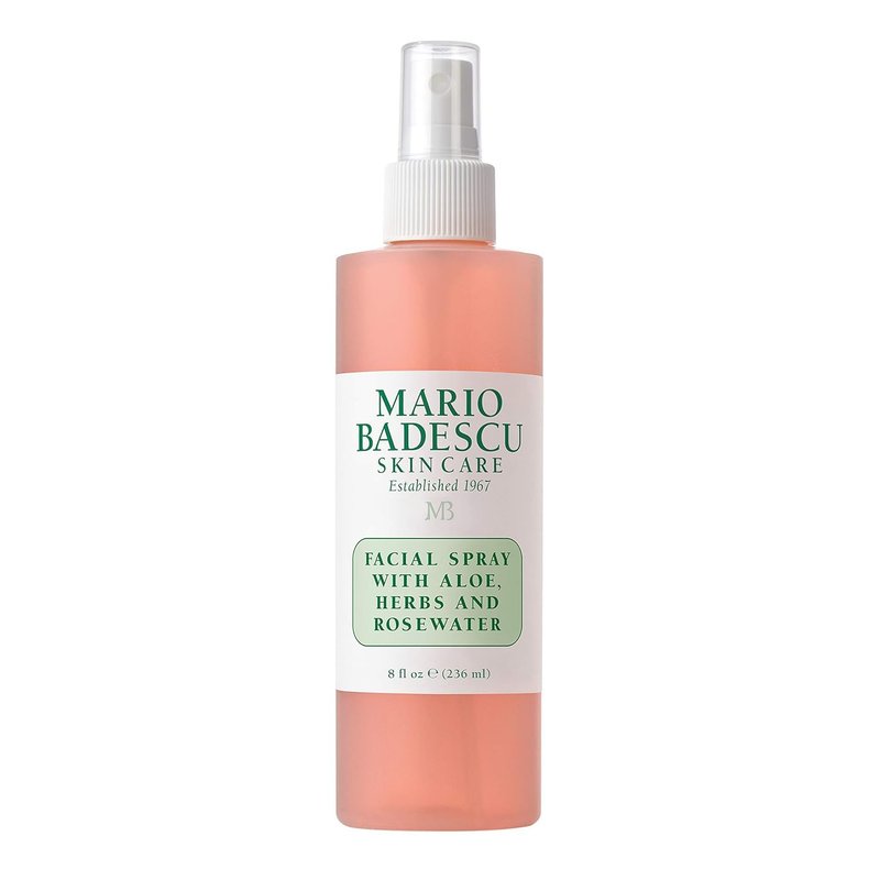 Mario Badescu Rose Water Facial Spray & Rose Lip Balm Bundle | Hydrating Aloe & Rosewater Face Mist + Ultra-Nourishing Lip Moisturizer with Coconut Oil & Shea Butter | Softens, Smooths & Rejuvenates