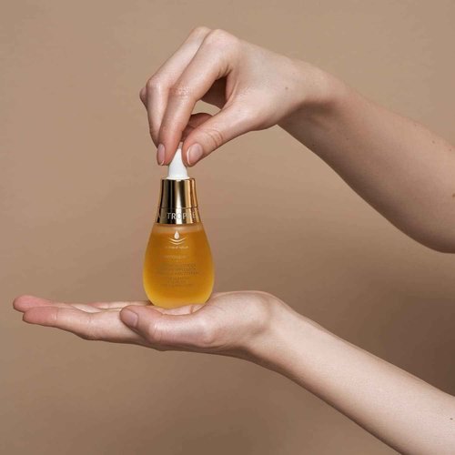 Tautropfen natural cosmetics regenerating facial care oil (35 ml), light texture, quickly absorbed, with coenzyme Q10 & amaranth oil, anti-aging facial oil for all skin types