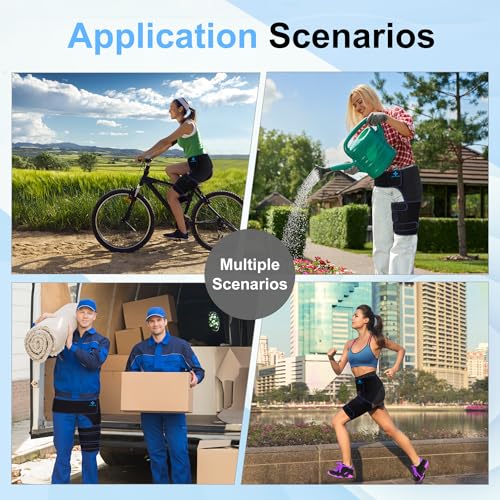 Hip Brace for Sciatica Pain Relief Devices Adjustable Hamstring,Thigh,Groin Compression Wrap Sciatic Nerve Brace for Men and Women –Support for Sciatica Hip Pain Relief (Left)