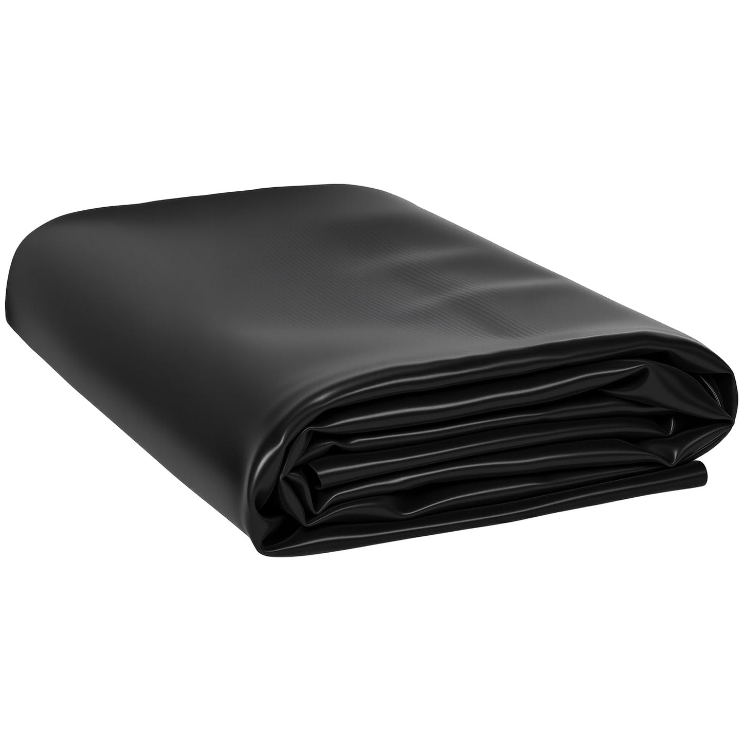 POPOSOAP Pond Liner, Mil Fish Pond EPDM Liner, U-V Resistant Preformed Garden Pond Liners for Outdoor Ponds, Koi Ponds, Garden Fountain, Waterfalls 10 x 10 FT 45Mil