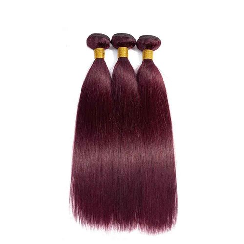 Condescension Human Hair Bundles Burgundy 99J Straight Human Hair Bundles 24 26 28 inch Unprocessed Brazilian Virgin Quick Weave Hair for Black Women