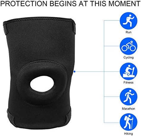 Nvorliy Plus Size Knee Compression Sleeve, Knee Brace for Large Legs Medical Support for Knee Pain Relief, Arthritis, Sports Exercise, Injury & Post-Surgery Recovery, Fit Men and Women (4XL)
