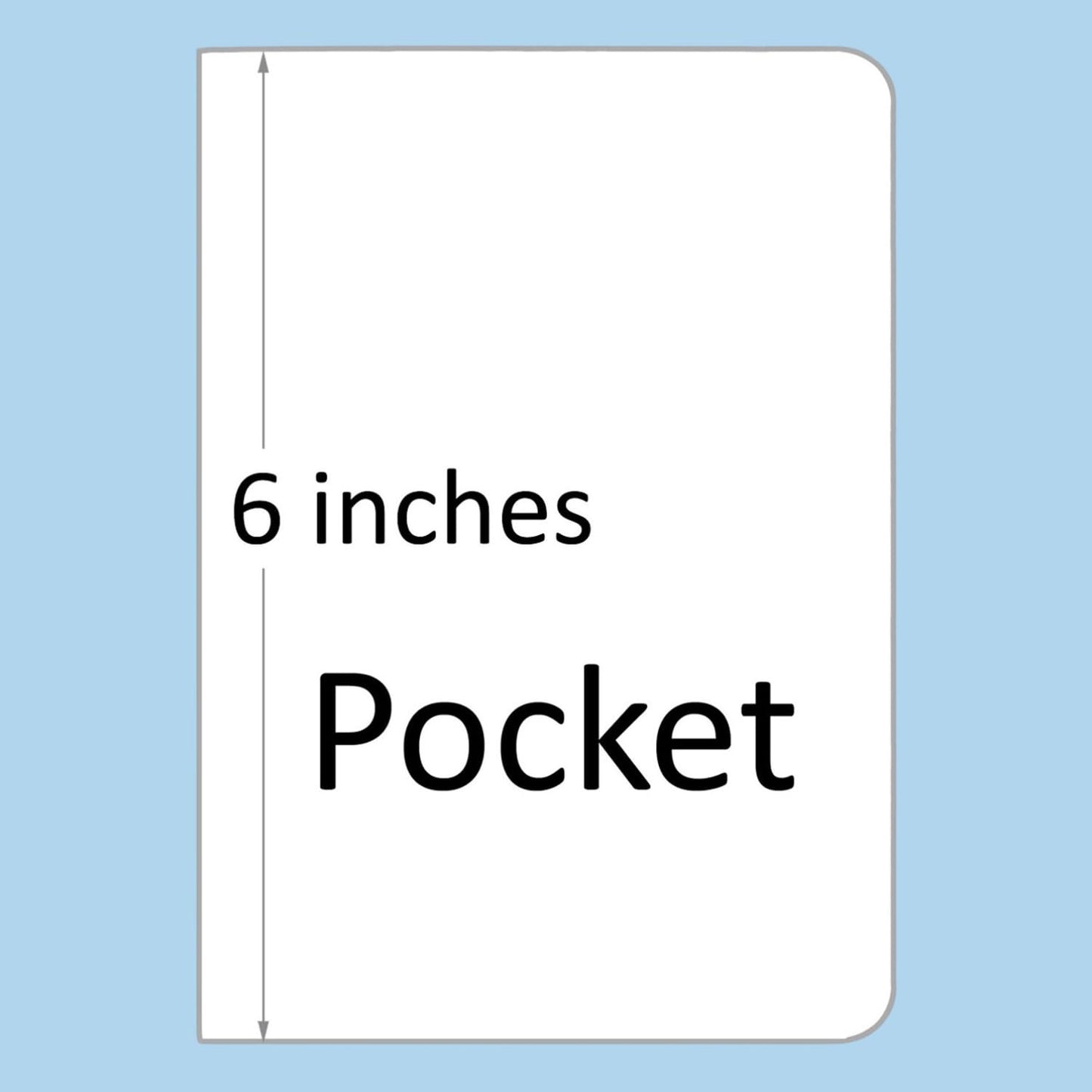 RICCO BELLO Hardcover Pocket to Do List, Undated, Faux Leather Notebook with Pen Holder, For Work, School, Home, Productivity Planner, 4.25 x 6 inches (Purple)