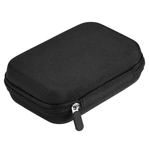 Hipiwe Hard Shell Essential Oil Carrying Case Holds 12 Bottles (Can hold 5ml, 10ml, &10ml Rollers) Travel Size Essential Oils Bag Organizer (Black)