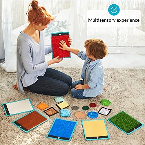ODOXIA Sensory Mats for Autistic Children | Sensory Tiles for Kids | Mats, Discs & Bean Bags | Sensory Wall Panel | Multi-Sensory Exploration | Sensory Toys | Sensory Room Equipment | Tactile Play