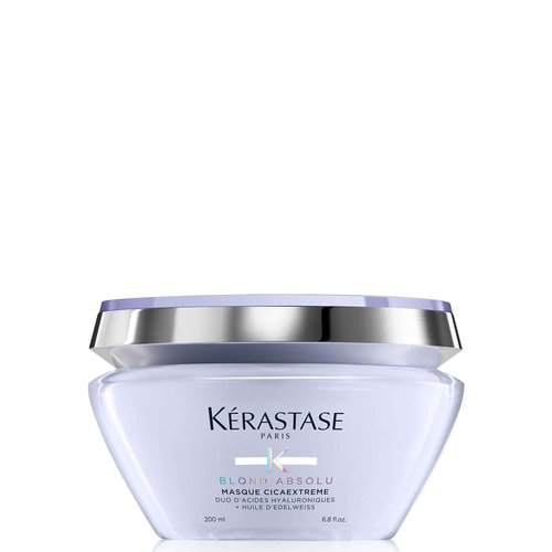 Kerastase Blond Absolu Cicaextreme Conditioning Hair Mask For Weak & Sensitized Hair Post-Bleaching - Repairs and Nourishes Damaged and Split Ends With Hyaluronic Acid & Edelweiss Flower, 6.8 Fl Oz