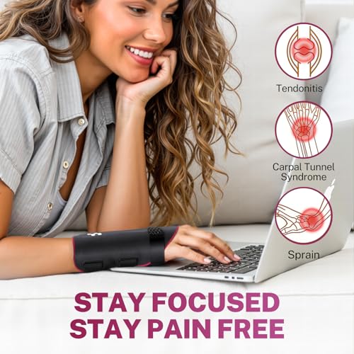 Ultra Thin Carpal Tunnel Wrist Brace, Breathable Yoga Fabric with S-Splints for Pain Relief, Tendonitis, Typing & Sleeping, Injury Recovery (Left Hand, S)