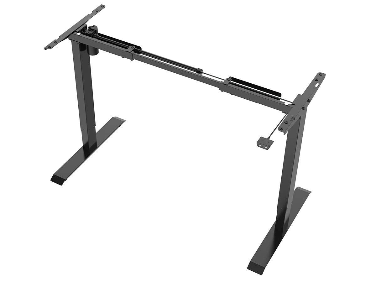 Monoprice Single Motor Sit-Stand Desk - Back to Basics Electric, Easy Adjustment, 32.4 x 18.9 x 27.9 Inches, Lifts Up to 154 Pounds, Black - Workstream Collection