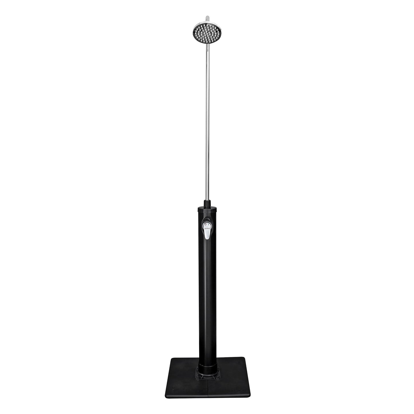 Bestway SolarFlow 2.1 Gal Water Capacity Outdoor Solar Heat Shower with Fixed Oversized Shower Head, Easy Turn Off Control, and Quick Connector, Black