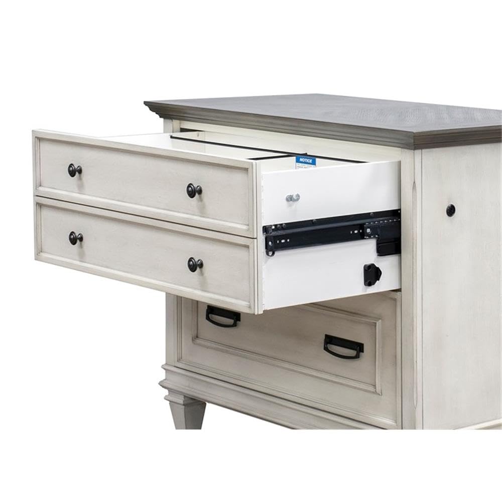 Martin Furniture Lateral File, White