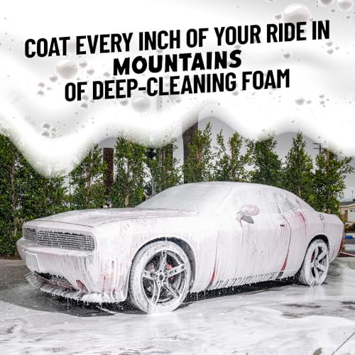 Chemical Guys TORQ Professional Max Foam 8 Cannon and Honeydew Snow Foam Soap Kit - High Foaming Car Wash Cannon with 1 Gallon Concentrated Soap - Safe for Cars, Trucks, SUVs, RVs and More, 128 fl oz