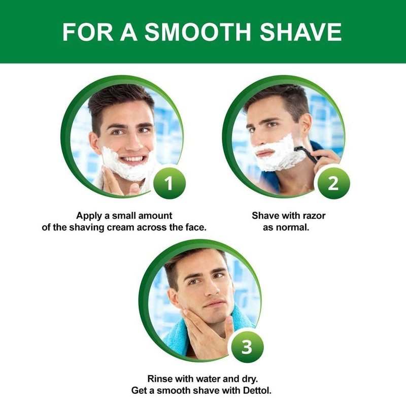 Dettol Everyday Protection fresh Lather Shaving Cream 78g