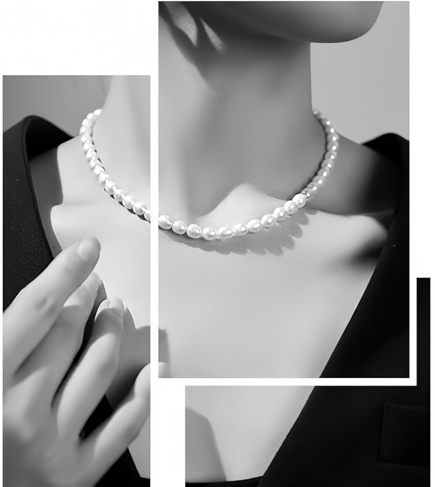 GACEMIU 8mm 9/36/45/108/135 Pcs Glass pearl Necklace Jewelry Necklace Jewelry Set for Women (108, Peal White)
