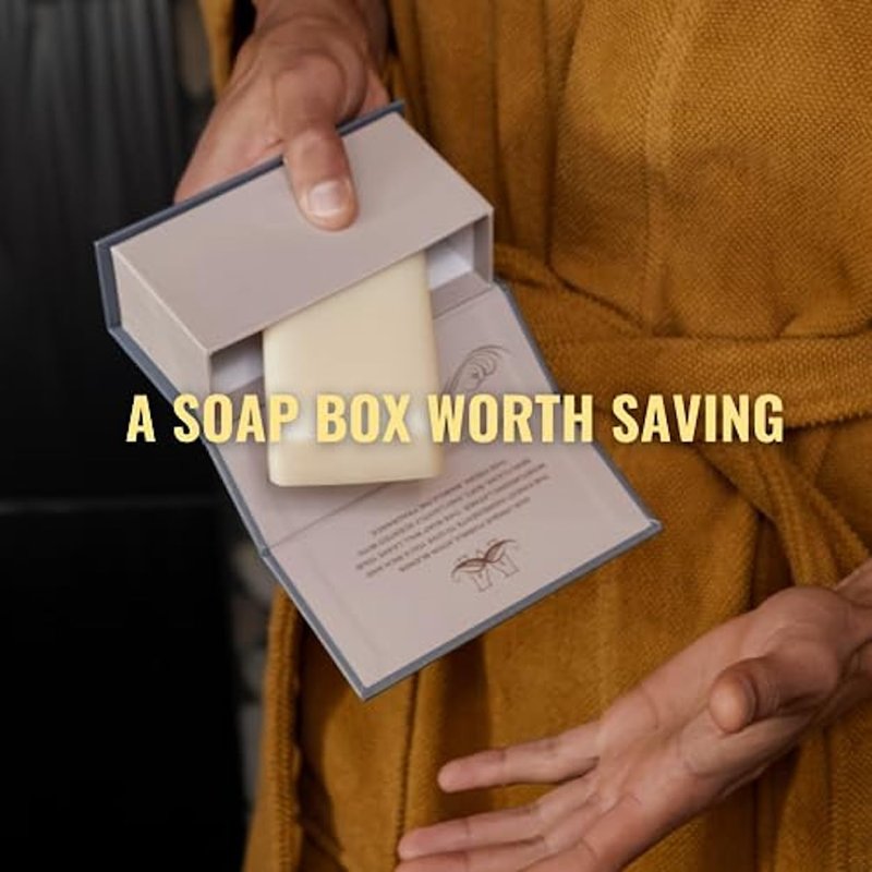 San Francisco Soap Company Man Bar Set of 3 10 oz. Soap Bars (Cardamom+Juniper, Midnight Amber, Exotic Musk + Sandalwood)