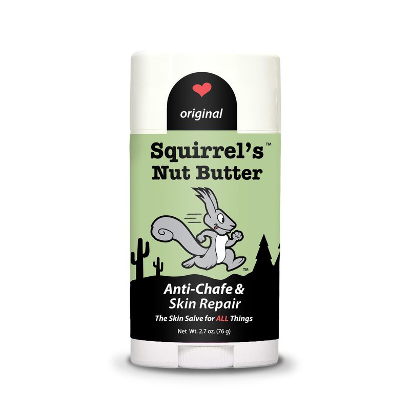 Squirrel's Nut Butter Anti Chafe Stick | All Natural Chafe Prevention & Skin Care for Athletes, Runners & Adventurers | Thighs, Arms, Pack Straps & More | 2.7 oz