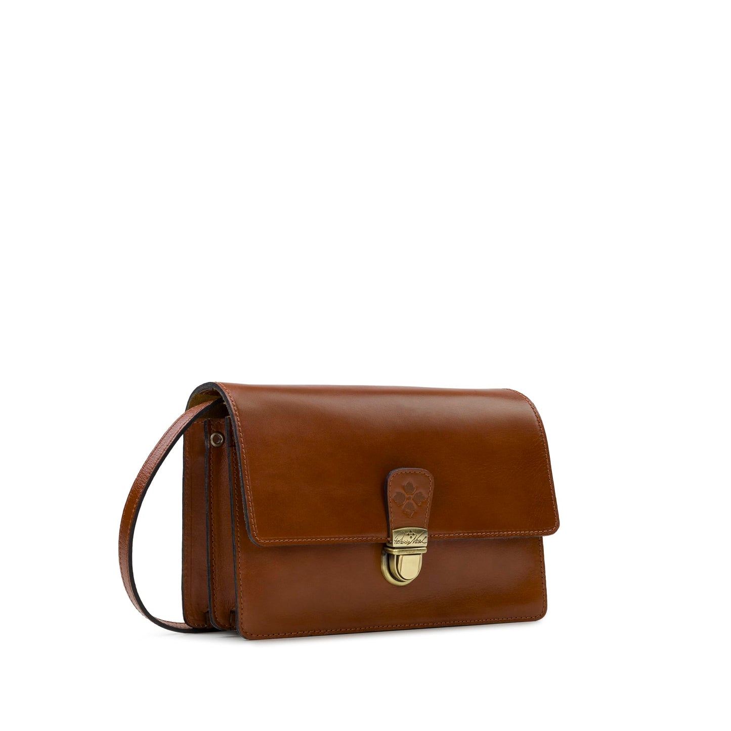 Patricia Nash | Lanza Leather Crossbody Bag | Women's Crossbody Purse | Crossbody Clutch, Tan