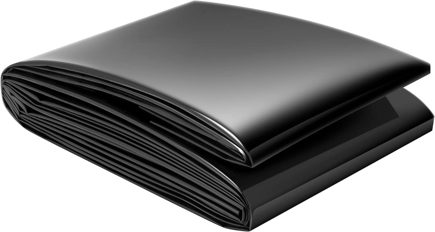 10x10 ft Pond Liner & 45 Mil Thickness, Pliable & Durable EPDM Material, Easy Cutting & UV Resistant, for Fish or Koi, Features, Waterfall Base, Fountains and Water Gardens