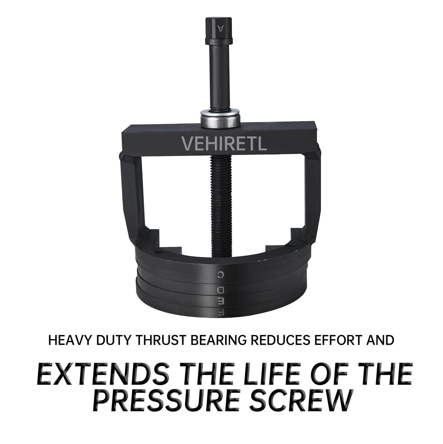 VEHIRETL Master Wheel Bearing and Hub Removal and Installation Tool Kit Wheel Bearing Puller Remover and Installer Tool Set Fits Most Front, Rear and All Wheel Drive Vehicles