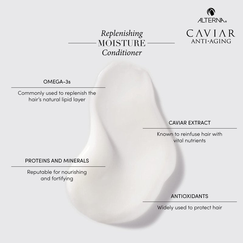 Alterna Caviar Anti-Aging Replenishing Moisture Conditioner, 8.5 Fl Oz (Pack of 1