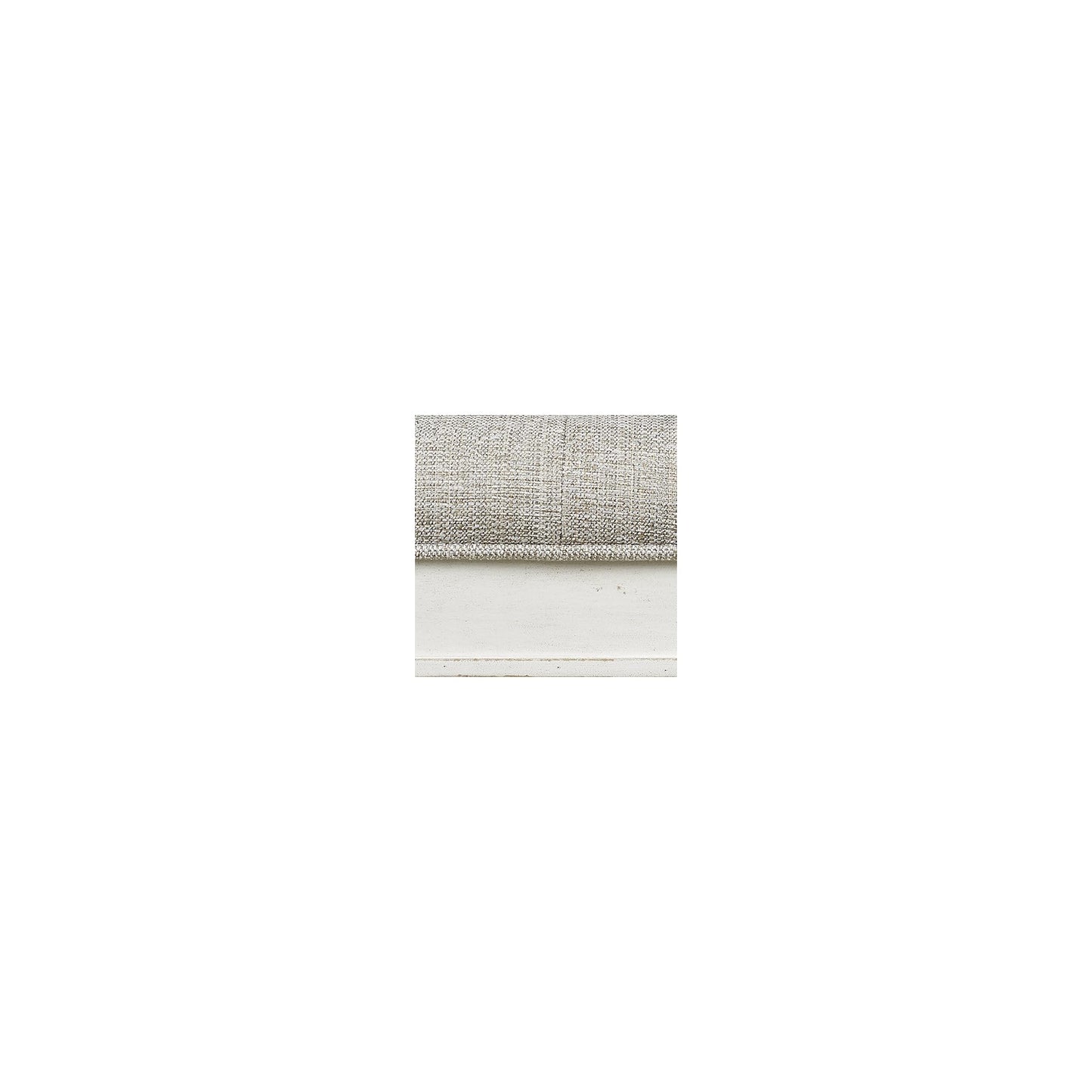 Signature Design by Ashley Realyn French Country Upholstered Tufted Accent Bench with Foam Cushion and Scrolled Arms, Wood Frame, 25.88" High, Antique White