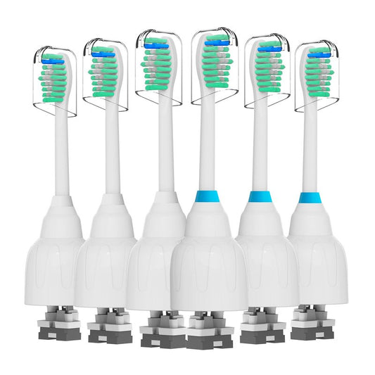 Replacement Brush Heads Compatible with Philips Sonicare Screw-on HX7022 HX7023 Essence E-Series Electric Toothbrush - Refills Heads for HX5610, 6 Packs