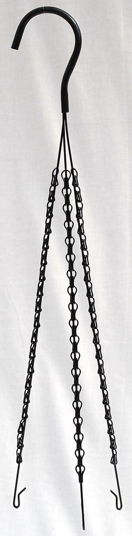 16" Rigid Wire Hanger for Hanging Baskets, 3 Strands - 10 Pcs Pack