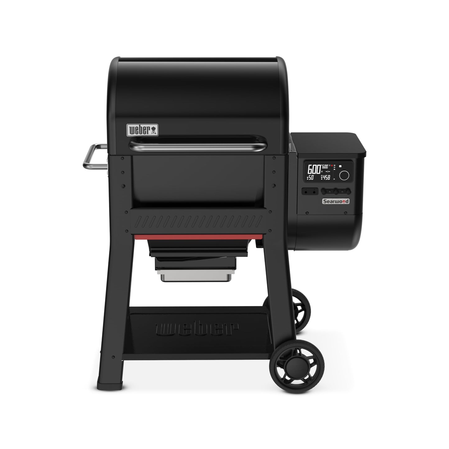 Weber Searwood™ 600 Wood Pellet Smoker Grill – Wi‑Fi & Bluetooth‑Enabled Outdoor Grill for Smoking, Searing, Rapid React PID & Cooking up to 600°F, Black