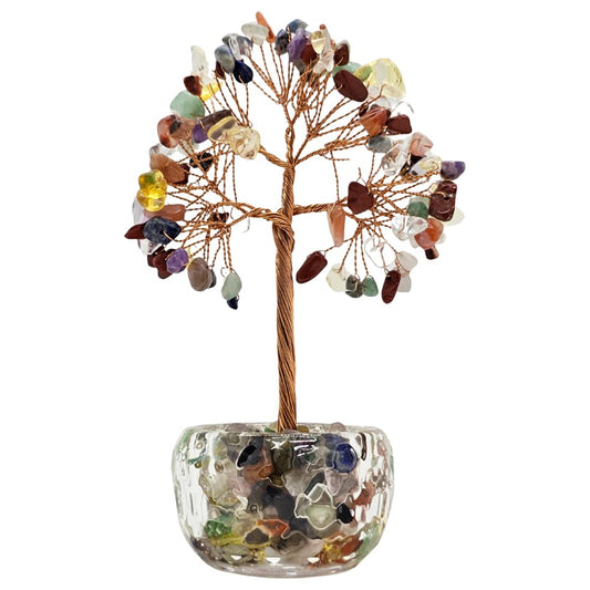 Aisamco Chakra Healing Crystal Tree of Life,Crystals and Healing Stones, Handmade Bonsai Trees,Positive Energy, Wealth, Good Luck,Feng Shui Home Office Decor,Birthday Gifts for Women