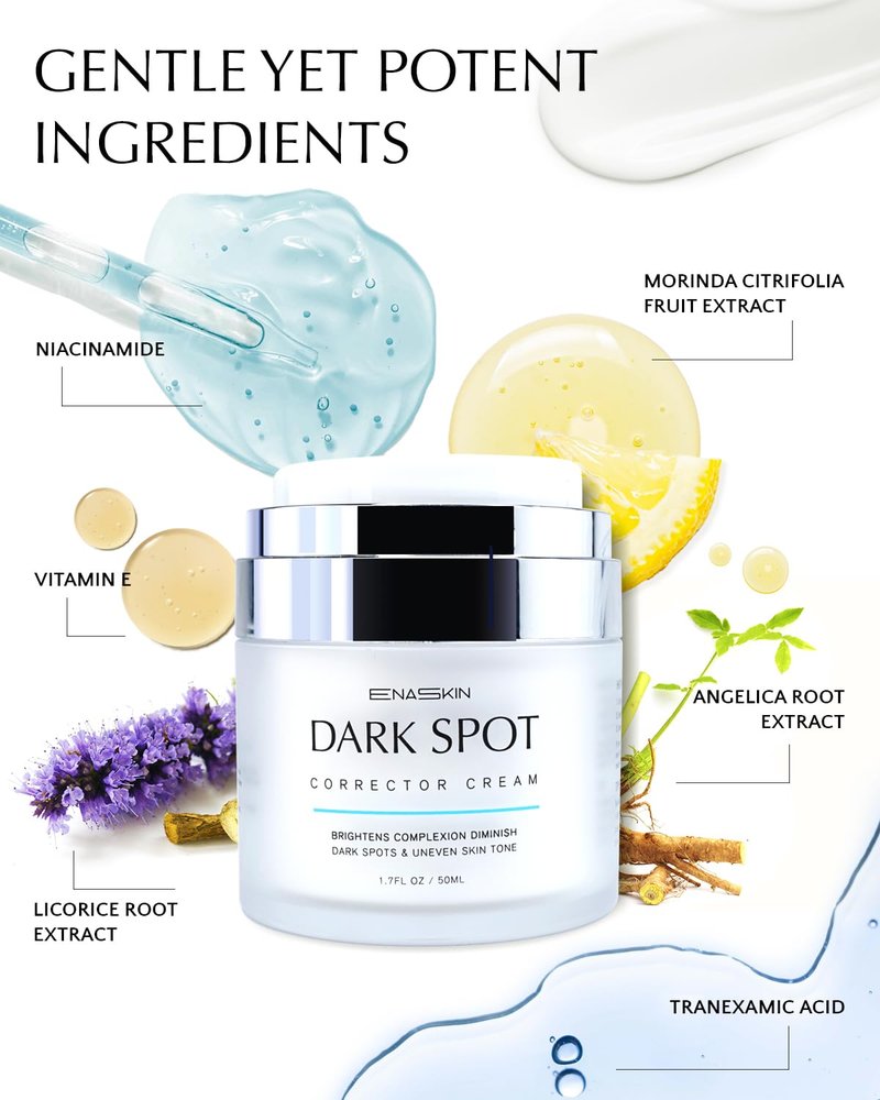 Dark Spot Remover Duo for Face & Body - Serum + Cream Combo | Targets Age Spots, Melasma, Sun Spots, Hyperpigmentation | Niacinamide & Natural Extracts for Women & Men