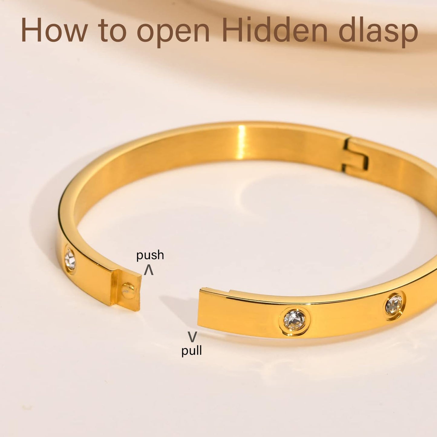 2PCS Gold Bracelets for Women, 18K Gold Plated Love Friendship Bangle Bracelet Set, Adjustment CZ Tennis Bracelet Stack Non Tarnish, Dainty Waterproof Jewelry Gifts for Valentines Day, Easter