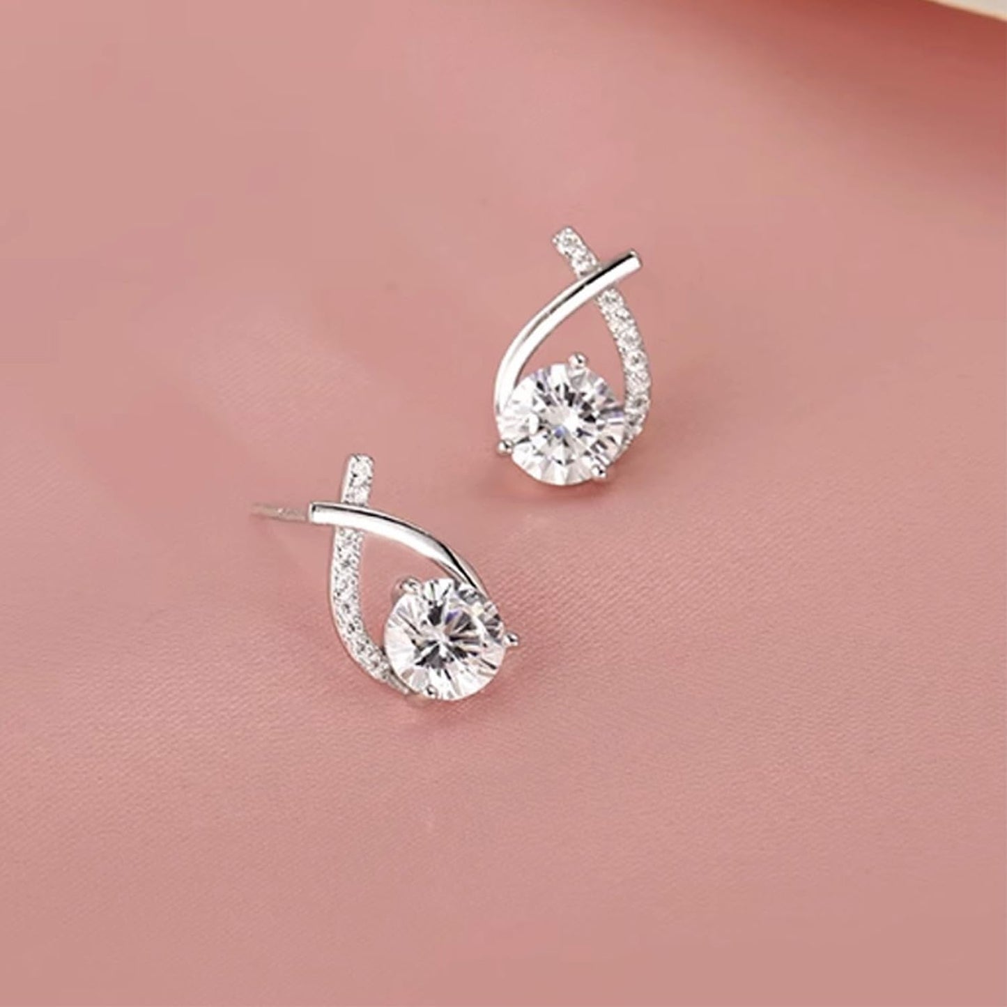 Halolux Lymphvity Germanium Earrings for Women Halolux Lymphvity Germanium Earrings Atheniz Lymphatic Earrings Lymphatic Drainage Earrings Dainty CZ Zircon Lymphatic Drainage Earrings (2PC Gold+Silver B)
