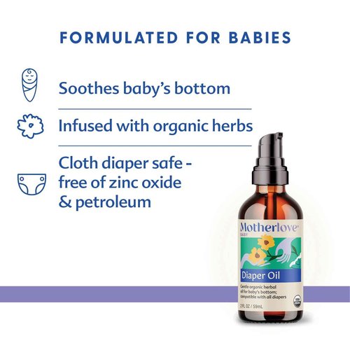Motherlove Baby Body Care Gift Box—Clean Body Care for Newborns, Infants, & Toddlers—Baby Shower Gift & Nursery Essential