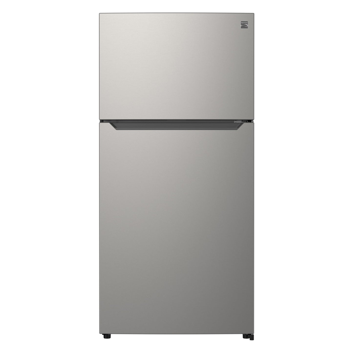 Kenmore 33" Top Mount Refrigerator with Freezer - Adjustable Shelving, Humidity-Controlled Crispers, LED Lighting, ENERGY STAR Certified, 25 cu. ft. Capacity - Fingerprint Resistant Stainless Steel