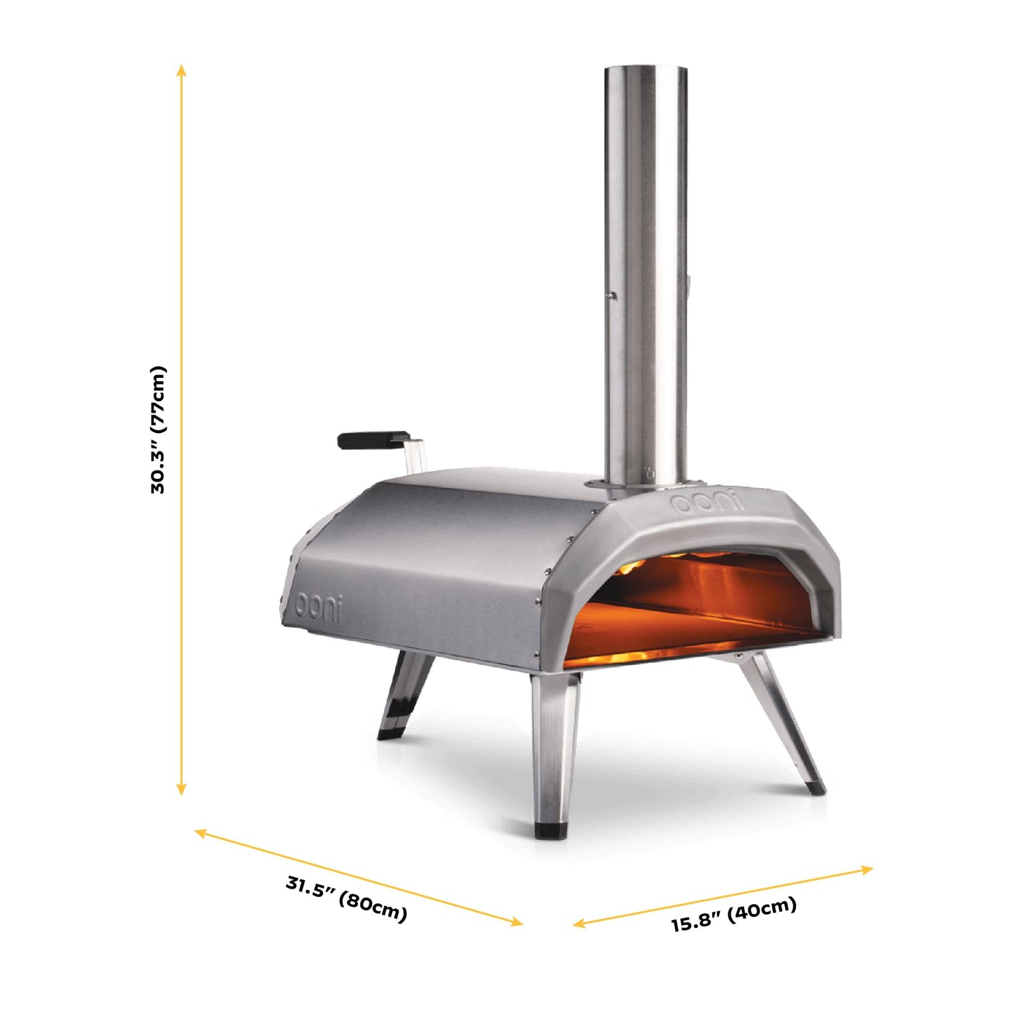 Ooni Karu 12 Multi-Fuel Outdoor Pizza Oven – Reaches 950°F and Cooks 12 Inch Pizzas and More in 60 Seconds - Portable Wood and Gas Grill with Pizza Stone, Dual Fuel Ooni Pizza Oven