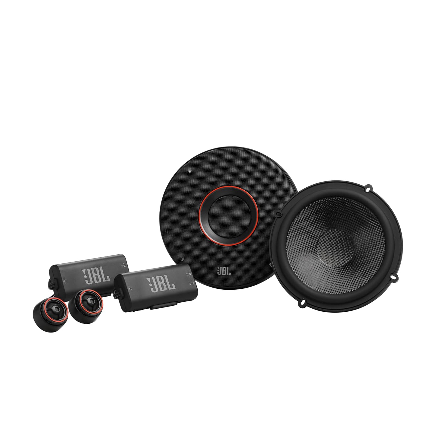 JBL Club 64CSQ - 6-1/2” Component Premium Speakers, 95W RMS, 285W Peak, Sensitivity (@ 2.83V): 93dB, Frequency Response: 48Hz – 21kHz, Nominal Impedance: 3.0 ohms