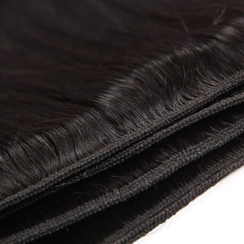 Giginger Bundles Human Hair 18 20 22 Inch Human Hair Bundles Natural Black Unprocessed Quick Weave Soft Sewn In Hair Extensions for Black Women
