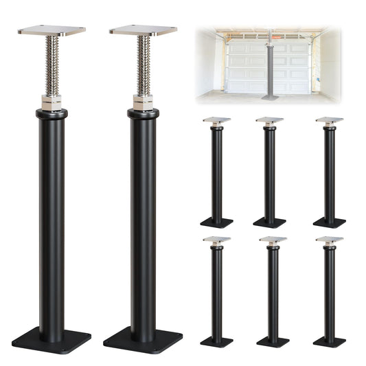 8-Pack House Floor Jacks for Leveling, 16.5" to 20.5" Adjustable Height Range House Jacks for Leveling, Floor Leveling Support, Screw Jack Post for Home Leveling, Basement, Porches, Roof Beams