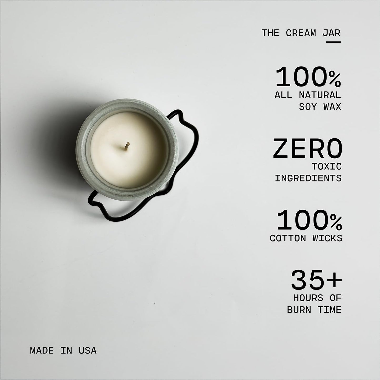 Milkhouse Candle Company Apple Strudel Soy Candle - Cinnamon | Apple | Vanilla Scented - 5 oz Cream Jar with Lid, 35+ Hour Burn Time, Made in the USA