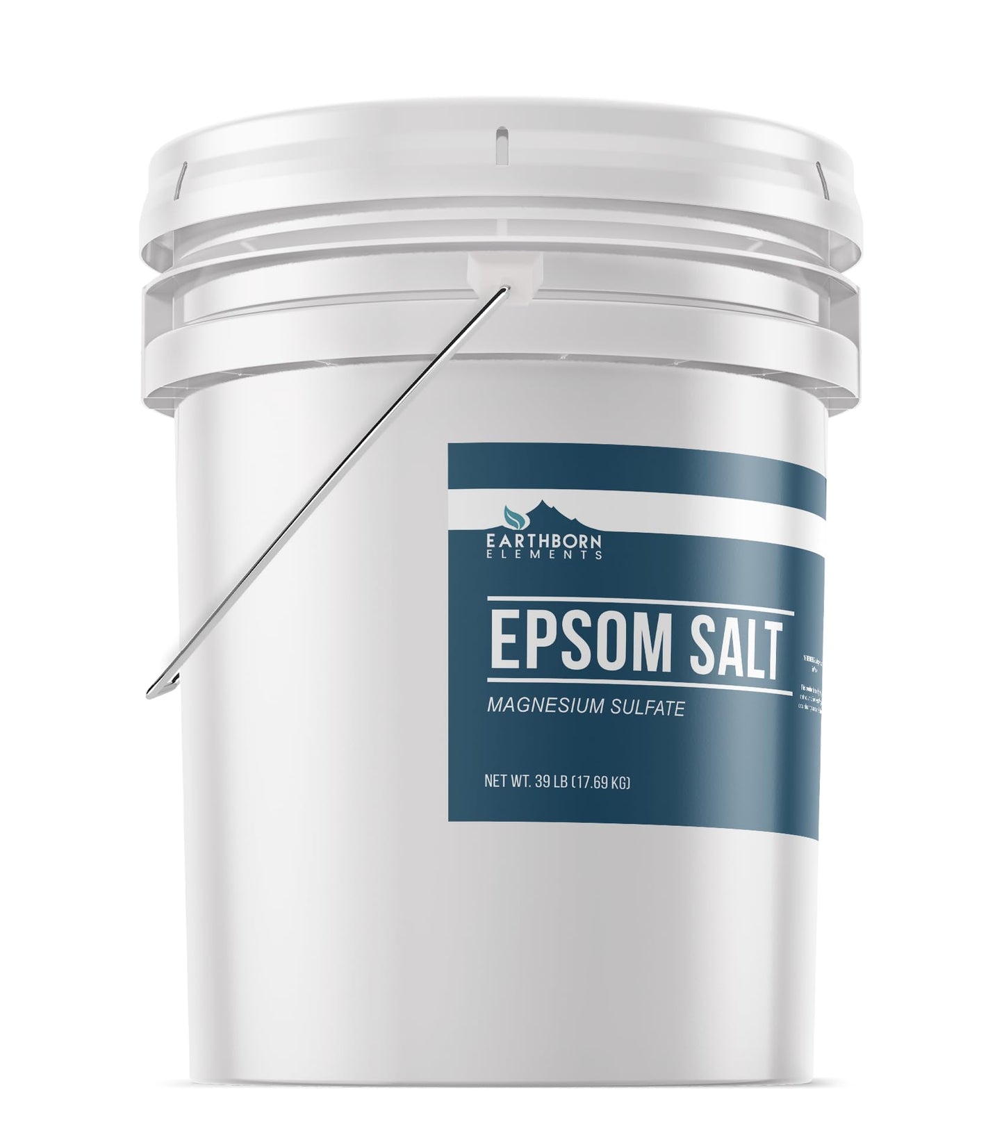Earthborn Elements Epsom Salt (5 Gallon), Magnesium Sulfate Soaking Solution (624 Ounce)