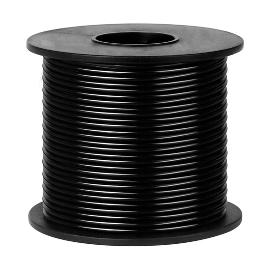 14 Gauge Aluminum Wire for Craft, 95 Feet 2mm Black Bendable Flexible Aluminum Armature Crafting Wire Roll Bulk for Sculpting DIY Crafts Jewelry Making