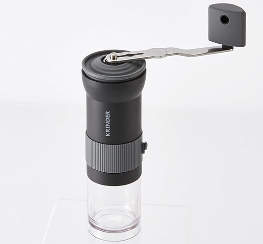 Cafflano Krinder : Portable Manual Coffee Maker, Handmill, Italian Metal-burr Coffee Grinder, High-Consistency, Easy Coarseness Adjusting, High Performance Coffee Grinder