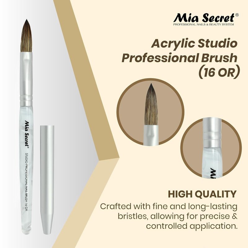Mia Secret - Brush - (Acrylic) Studio Professional (16 OR)