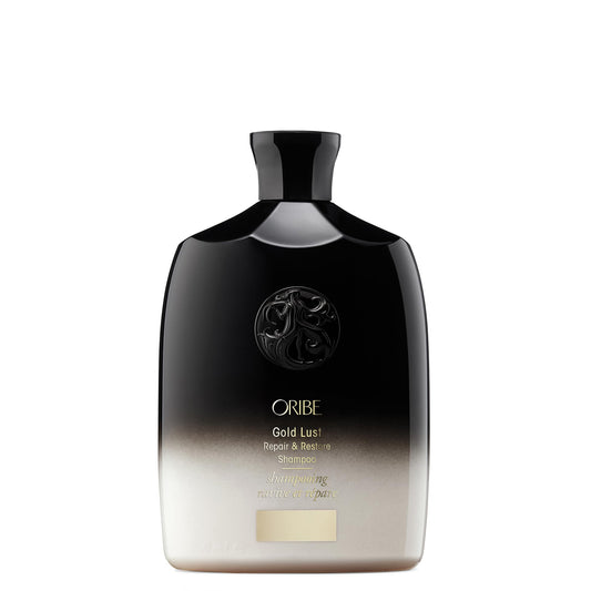 Oribe Gold Lust Repair & Restore Shampoo - Repairs & Prevents Damage - Protects & Moisturizes Dry, Damaged Strands - With Biotin & Niacinamide - For Damaged Hair & All Hair Types - 8.5 oz